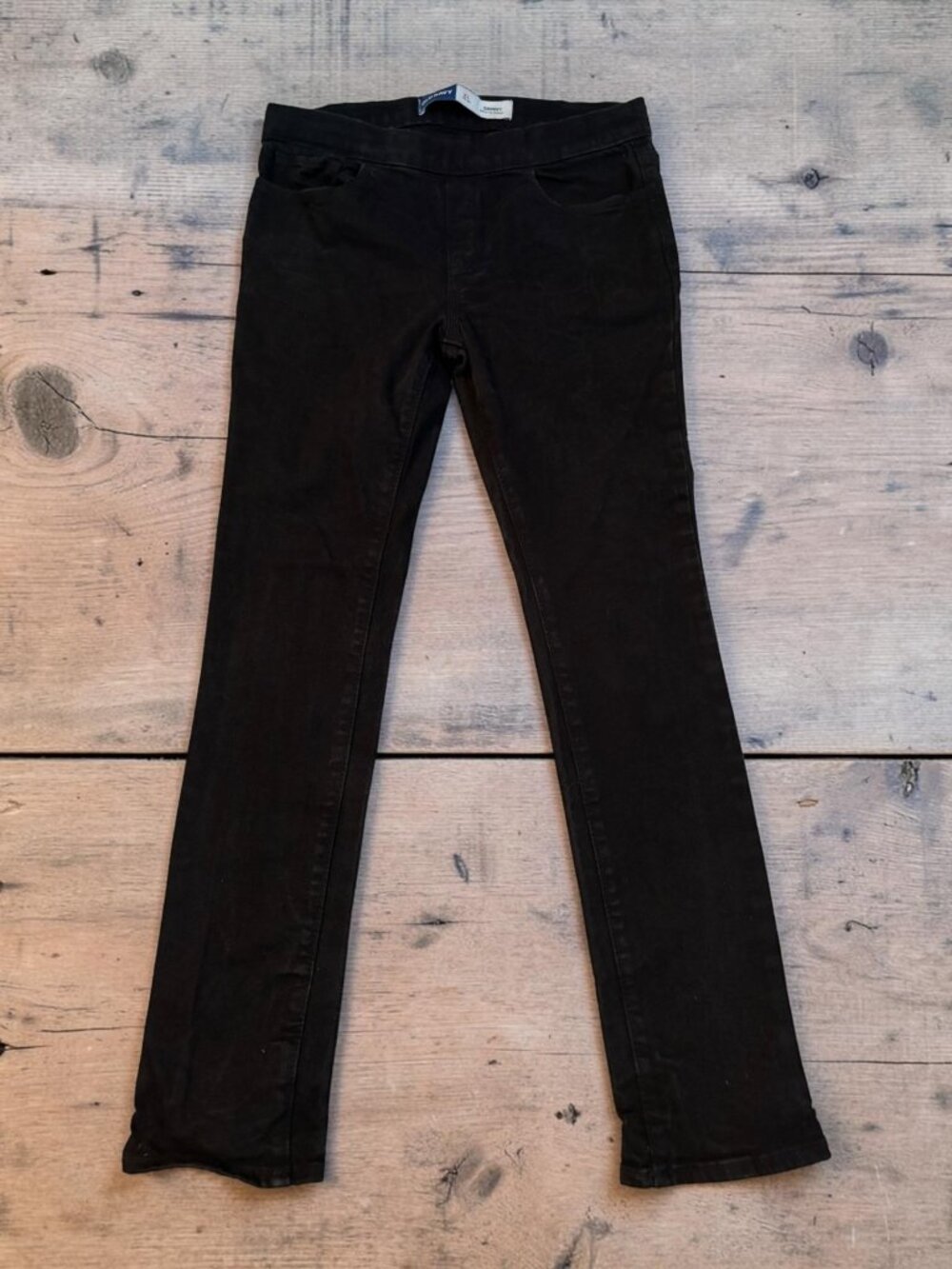 Old Navy Black Skinny Built-In Tough Pants XL (14-16) For Girls